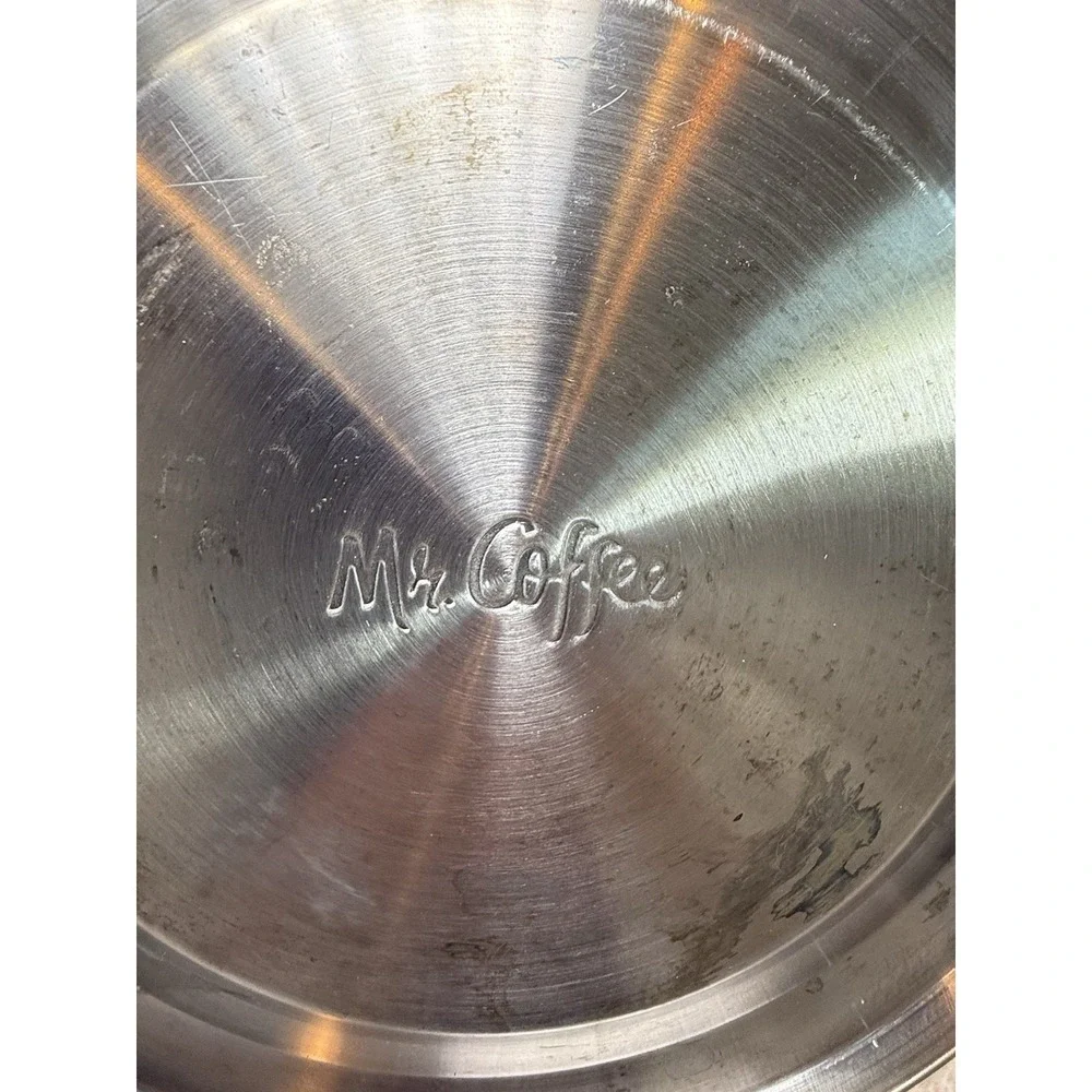 Mr. Coffee Twining 2.1 Quart Pumpkin Shaped Stainless Steel Whistling Tea